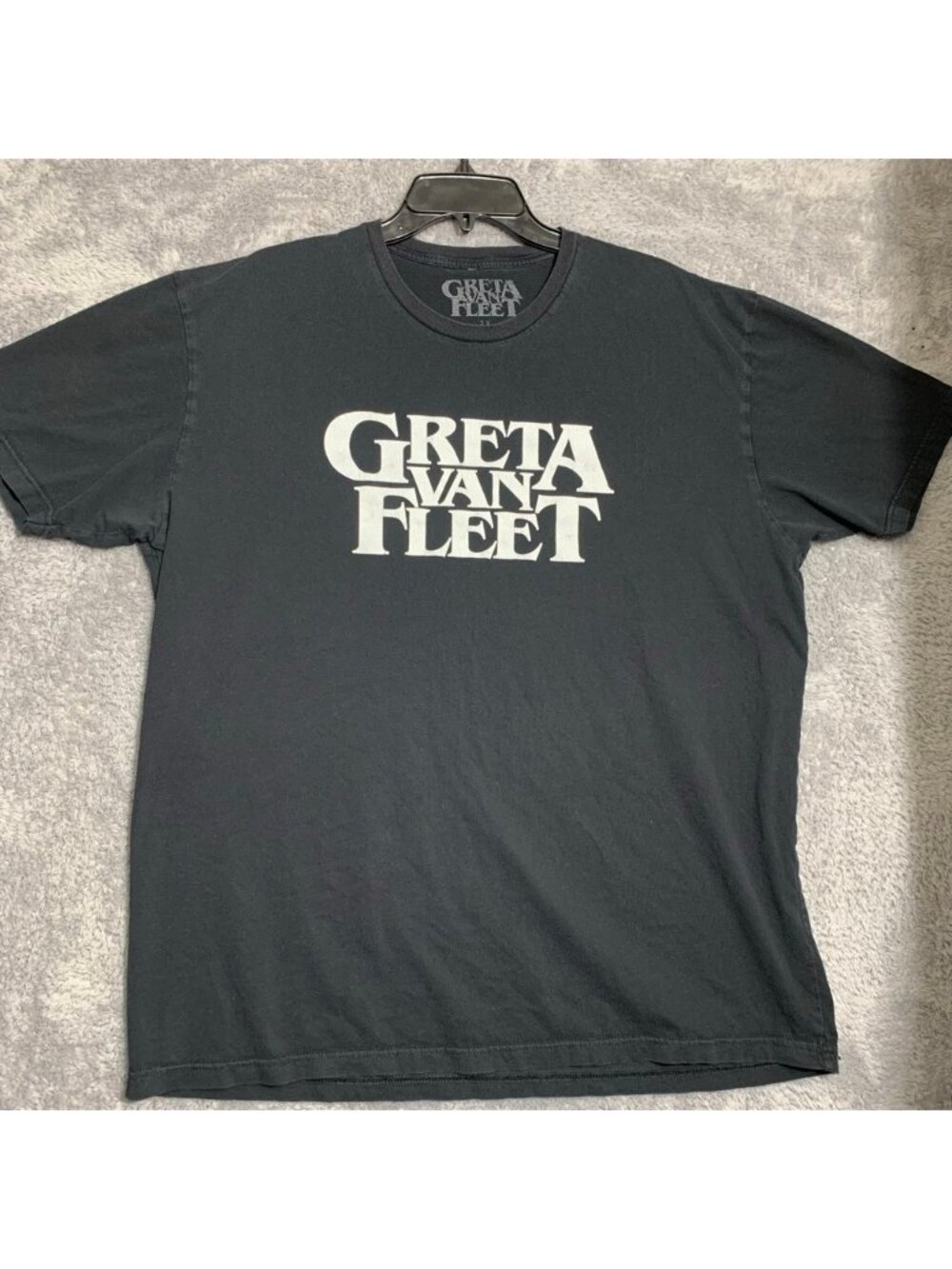 Greta Van Fleet T-Shirt Mens 2X Black Logo Graphic Band Rock Concert Tee